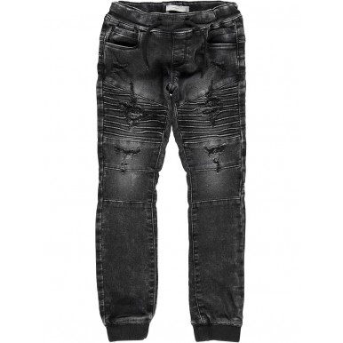 B.no jeans strappi regular  modello Biker